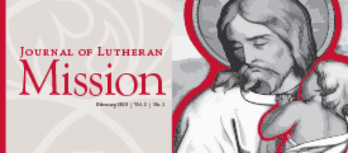 Journal of Lutheran Mission – February 2015