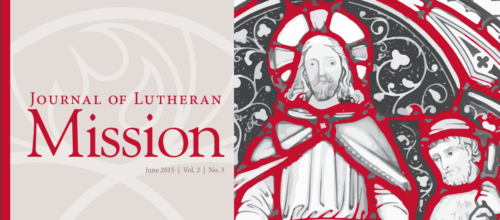Journal of Lutheran Mission – June 2015