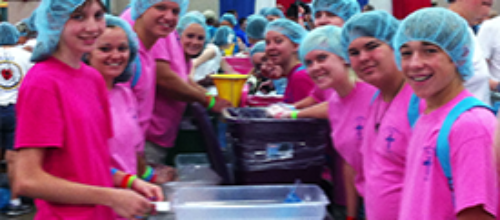 Bigger than ourselves: Packing food for thousands in need