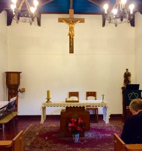 The chapel at the retreat center in Florida, Chile
