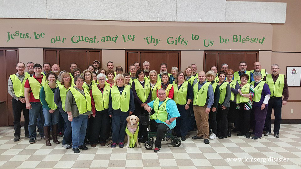 A new class of LERT volunteers from Trinity Lutheran Church in Toledo, OH/Michael Meyer