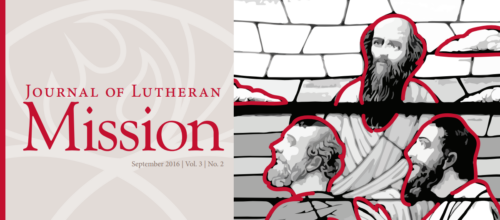 Journal of Lutheran Mission – September 2016