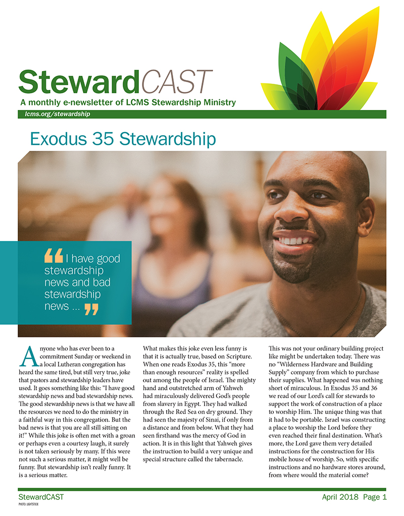 LCMS April 2018 StewardCAST Newsletter