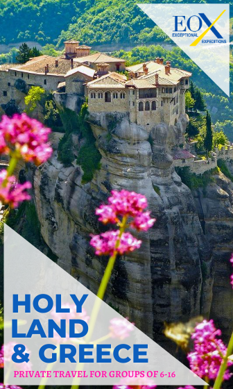 Advertisement for Holy Land & Greece - EO