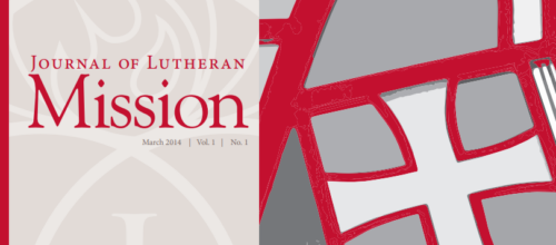 Journal of Lutheran Mission – March 2014