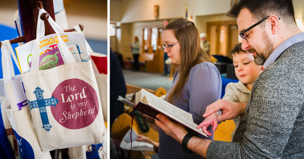 Leading a Worship Bag Workshop — Guide and children's journal
